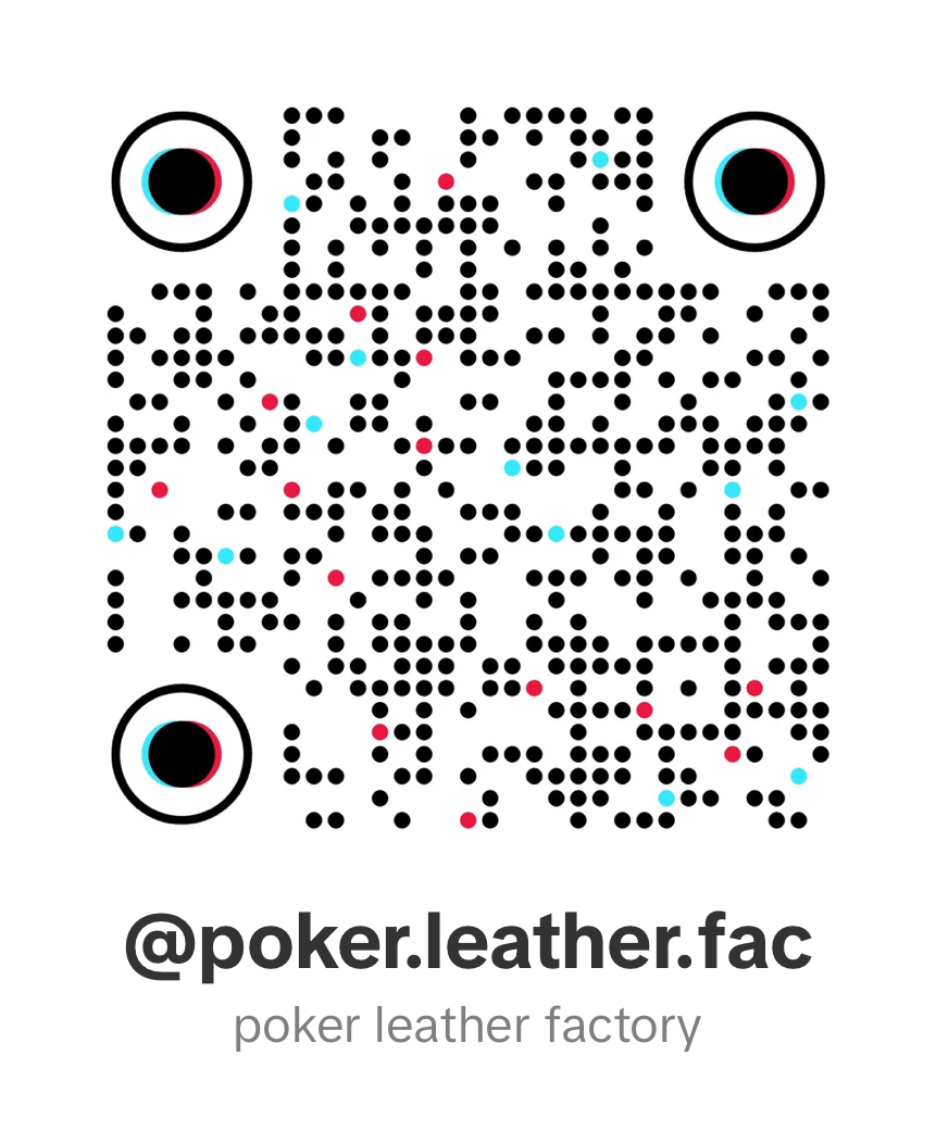 Poker Leather Factory TikTok QR code